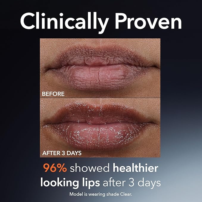 Dr Dennis Gross DermInfusions Plump + Repair Tinted Lip Treatment, Clear - Visibly Plumps & Defines Lips with Hyaluronic Acid & Peptides - Repairs Moisture Barrier - 10 mL