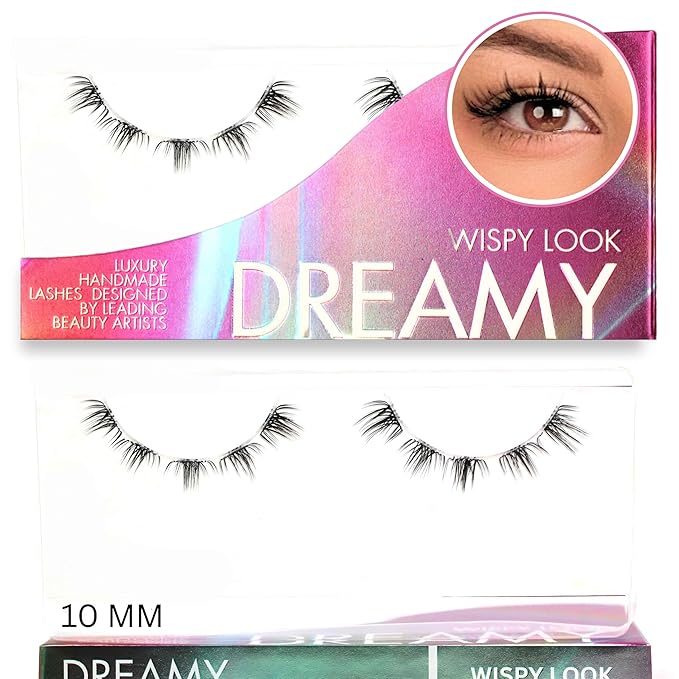 GAZELLE Luxury Dreamy 12mm Natural Eyelash Clusters – Soft Korean Silk PBT, Wispy & Lightweight – 10 Day Wear – Handmade, Vegan, Cruelty-Free – Women Owned – 10 Lashes