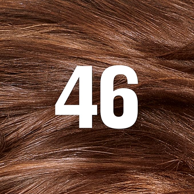 Revlon ColorSilk with Bond Repair Complex, Brown Permanent Hair Color, 100% Gray Coverage, Ammonia Free Hair Dye, Vegan Keratin, 46 Medium Golden Chestnut Brown (Pack of 3)