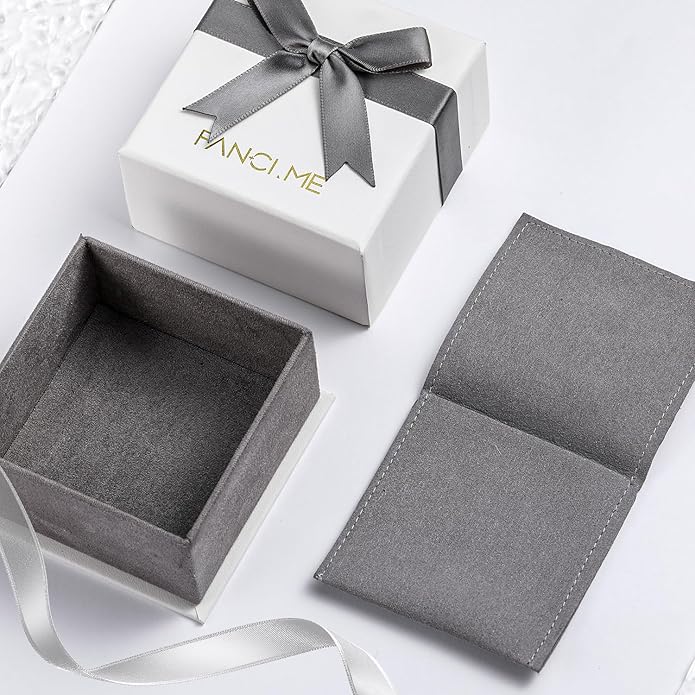 FANCIME 14K Solid Gold Birthstone Pendant with Sterling Silver Chain Infinity Gemstone Necklace Fine Jewelry Anniversary Birthday Christmas Gifts for Women Wife Her