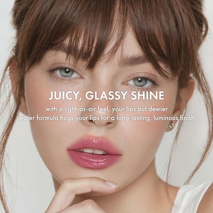 Amuse SEOUL Daisy Flower Dew Tint 05 STRAWBERRY | 35% High-moisture Water Tint, Long-lasting, Vitamin E Acetate, Moisturizing, No Peel Off, Lip Treatment, Non Sticky, Korean Lip Tint for Dry Lips