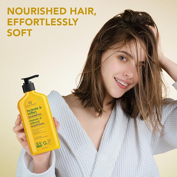 Botanic Hearth Aloe Vera Shampoo Infused With Bergamot & Vegan Protein | Clarifying Shampoo To Hydrate, Soften & Strengthen Hair | Paraben & Sulfate Free | For All Hair Types, 16 Fl Oz
