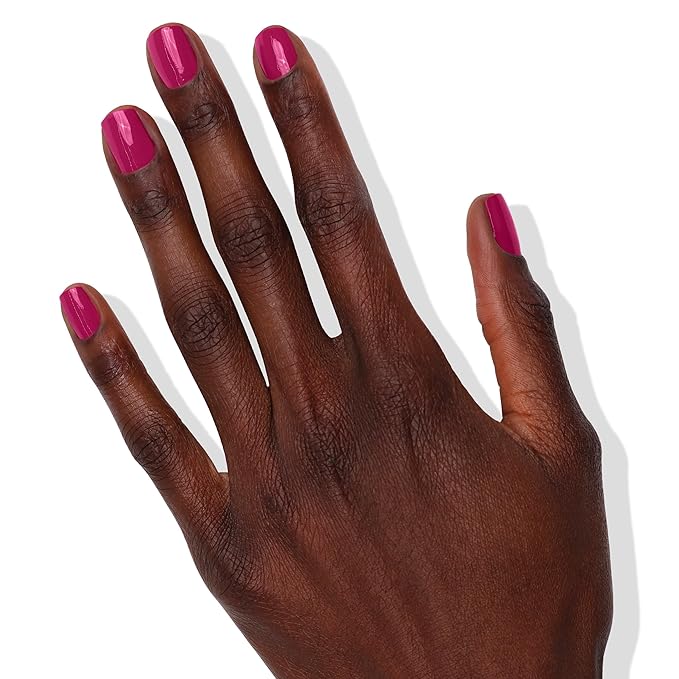 LONDONTOWN UV/LED Gel Nail Polish - Long Lasting, Chip Resistant High Shine Color - Glossy Sangria Purple, Teeny Kini, 12ml/.40fl oz