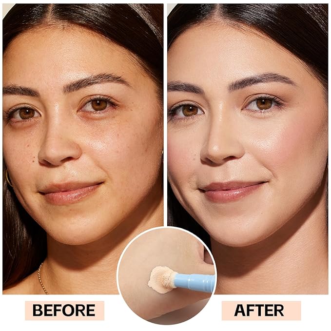 2Pcs Contour Concealer Stick, Full Coverage for Dark Circles,Liquid Multi-Use Faced Concealer,Waterproof Lightweight Natural Makeup