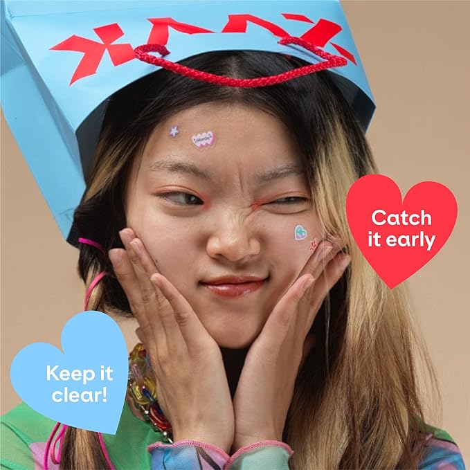 ZVYK Pimple Patches Cute for Face (28 Unique Acne Patch Designs) | Hydrocolloid, Salicylic Acid, Tea Tree | Strong Adhesion, Waterproof, Vegan | Confidence Patch Be You
