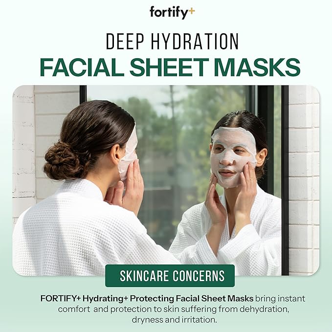 Fortify Skincare Retinol & Collagen Face Mask – 3-in-1: Detox, Treat, Boost – Hydrating, Firming, Anti-Aging – Dermatologist Tested Korean Skin Care – Clean Beauty Vegan Sheet Mask – 5 Sheets