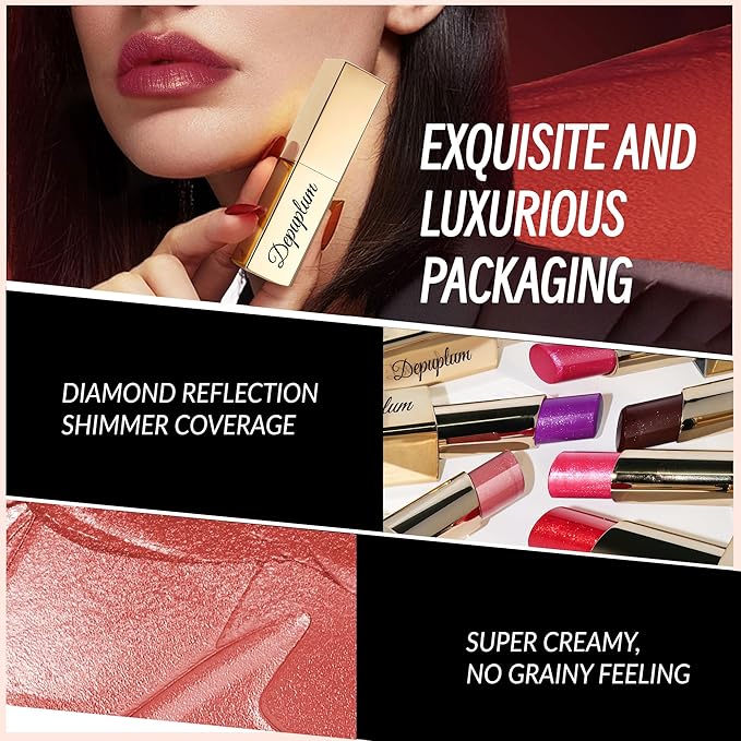 Berry Red Lipstick Moisturizing for Women Shimmer Tinted Lip Balm Cranberry Hydrate Nourish Lip Gloss Cruelty Free Lip Makeup, ZG119 My Love