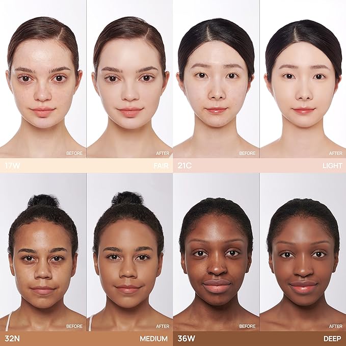 BANILA CO Covericious Ultimate Cover Cushion | Up to 100HR Long-Wear Foundation | 20 Shades for All Skin Tones | Matte & Lightweight Finish | Korean Cushion Foundation (14g / 0.49 oz), 17W FAIR