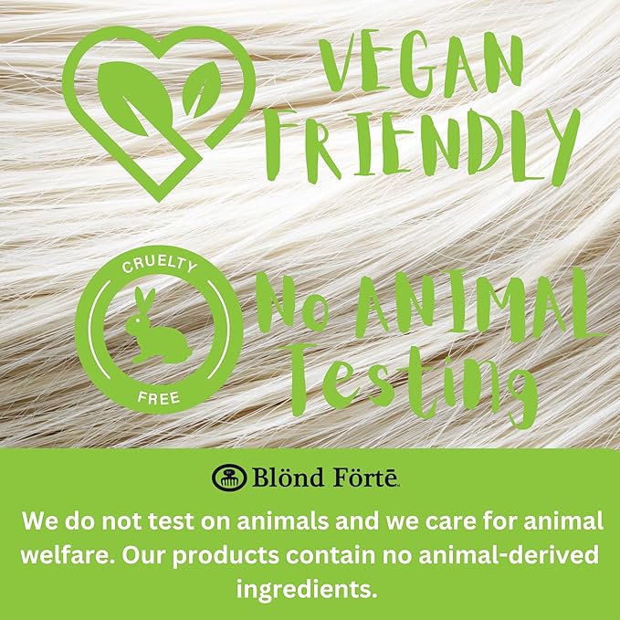 Perfect Blonde Hair Bleach Toner Lightener Powder Lightening Kit 20 Volume 800 ml Developer & Brush & Gloves - Made in Italy by Blond Forte