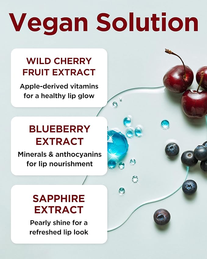 TOCOBO Juicy Berry Plumping Lip Oil 05 Rosy Girl – Korean Vegan Hydrating Lip Oil with Plant Oils for High Shine Gloss - Non Sticky Formula for All Skin Tones, 0.12 fl.oz.