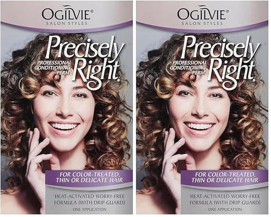 Ogilvie Salon Styles Professional Conditioning Perm for Color Treated, Thin or Delicate Hair (Pack of 2)