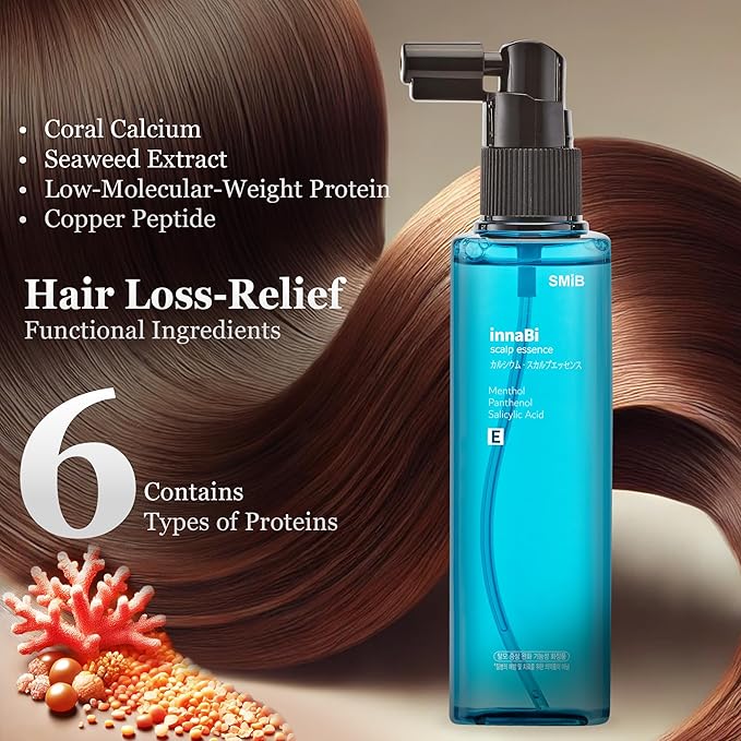 SMIB InnaBi Hair Essence serum – Lightweight Leave-In Treatment, Helps Nourish and Strengthen Hair, Adds Shine and Smoothness, Suitable for All Hair Types (3.88 fl oz)