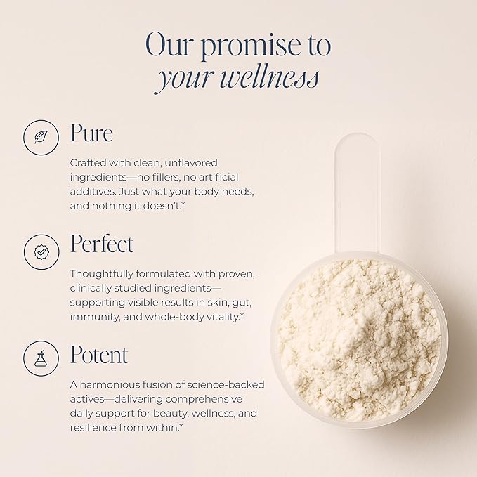Smooth Skin, Hair, Nails, Joint & Gut Support | Collagen Fusion+ 7-in-1 Powder with VERISOL® Peptides, ImmunoLin® IgG, Dermaval®, PureWay-C®, Hyaluronic Acid & Probiotics | Unflavored 30 Servings