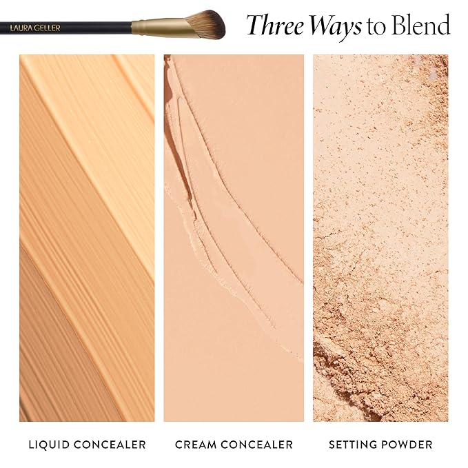LAURA GELLER NEW YORK Cosmetic Professional Makeup Brushes - Cruelty-Free - 17 Angled Precision Concealer Brush