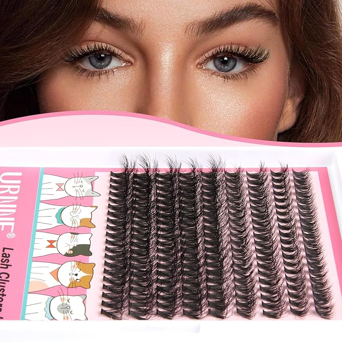 Fluffy Lash Extension Kit Wispy 5D 40D Eyelash Extension Kit 10-18MM Natural Lash Clusters 180PCS