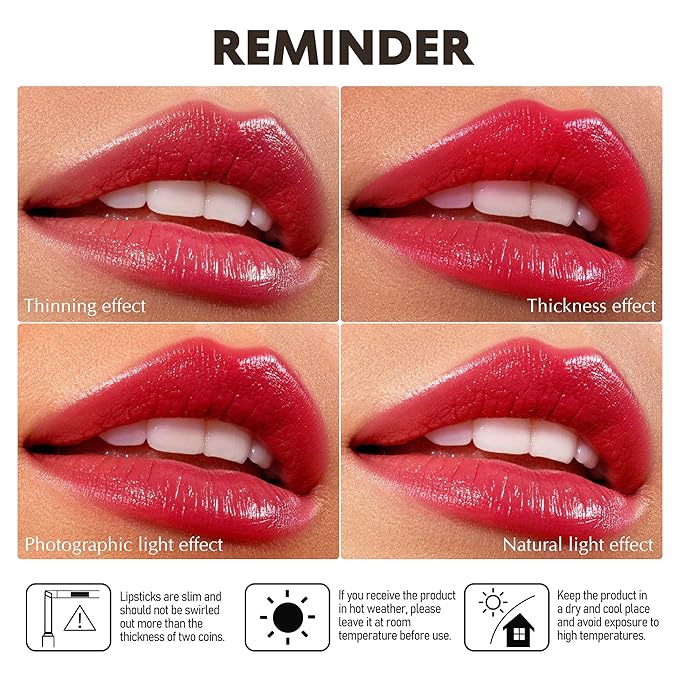 Pink Lipstick for Women Hydrate Glossy Lipstick Moisture Lip Gloss Sheer-Medium Coverage Long Lasting Lipsticks for Dry Lips, DM104 Smoky Pink