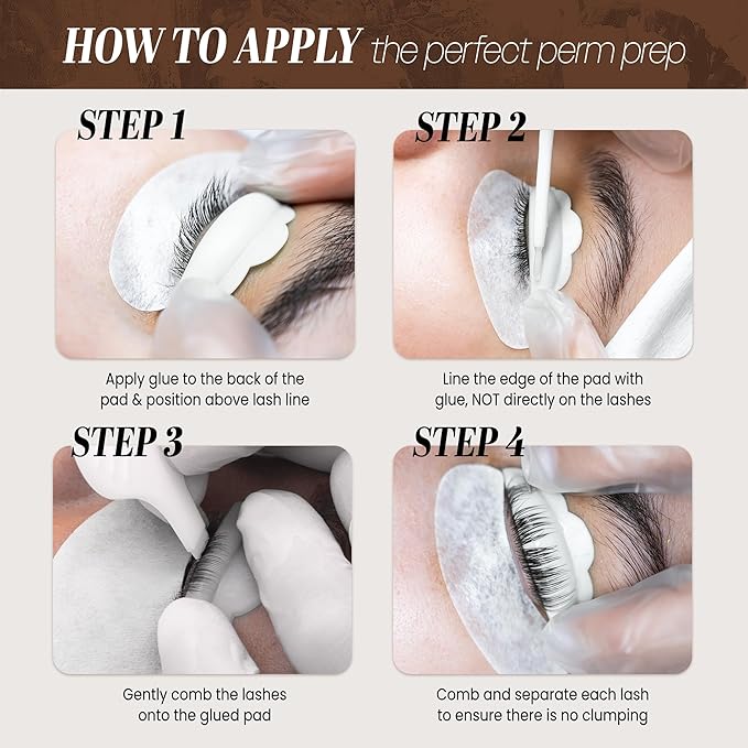 Dolly's Lash Beauticom Lift Eyelash Wave Lotion Perm Kit - for Professional Curling, Perming, Lifting