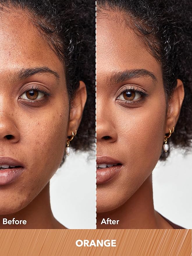 SHEGLAM Like Magic Color Correcting Concealer Corrector Liquid Concealer Long Lasting Brightening Full Coverage Weightless All-Day Hydrate Concealer-Orange