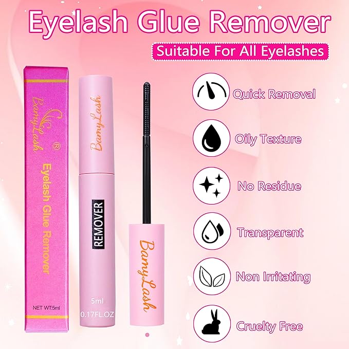 BamyLash DIY Cluster Lash Extension Kit, Professional Volume Eyelash Set, Black (C02+C10+C13 Lash Set)