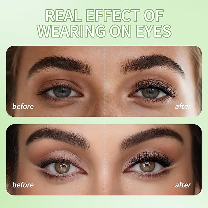 GLAMLASH W Eyelash Extensions 3D Volume Premade Fan Natural Soft Matte Lash Professional Salon Supplies (3D,0.07,C,7-12mm)