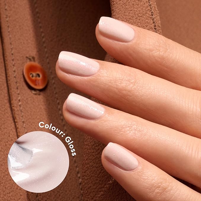 Manucurist Green Nail Polish - Gloss (Iridescent White) - Classic - Professional Manicure Effect Polish - Nail Polish - 15ml