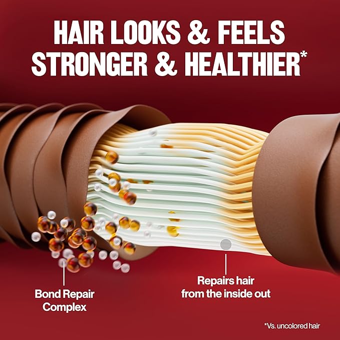 Revlon ColorSilk with Bond Repair Complex, Brown Permanent Hair Color, 100% Gray Coverage, Ammonia Free Hair Dye, Vegan Keratin, 43 Medium Golden Brown (Pack of 3)