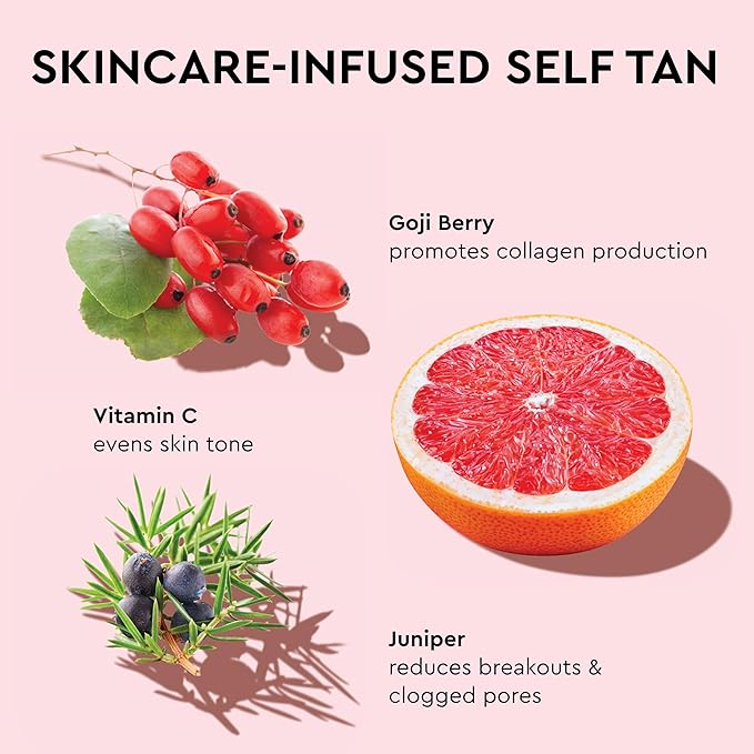 Tanologist Self Tan Mousse- Light, Fast-Developing, Transfer-Proof Clear Self Tanner for Face & Body, Smells Great, Lasts 7 Days, Natural Not Orange, Vegan Formula, 6.76 fl oz