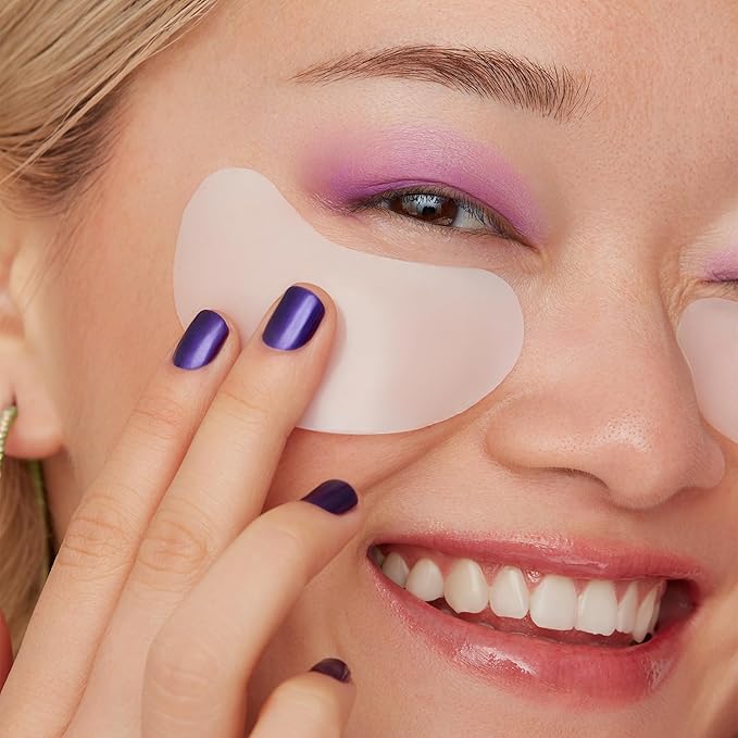 PEACE OUT Skincare Puffy Eyes Under Eye Patches, Biocellulose Eye Masks with Caffeine and Niacinamide for Under Eye Puffiness and Tired Eyes, 6 Pairs