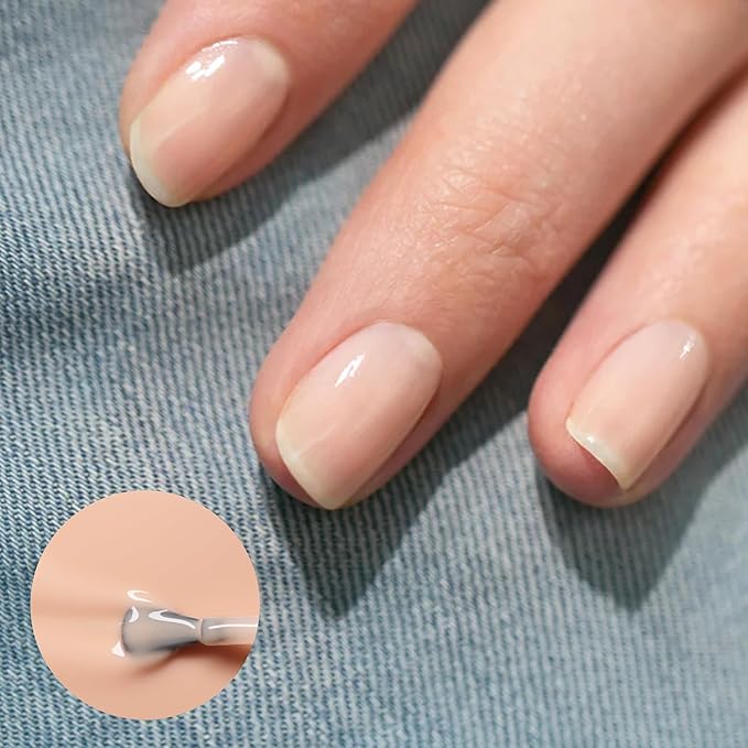 Manucurist Green Nail Polish Beige - Beige Nude Nail Polish - 9-Free, Plant-Based and Vegan - Manicure - Made in France - 0.5 fl oz