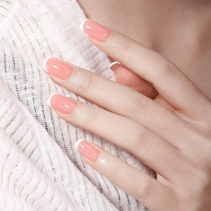 TOMICCA Jelly Pink Gel Nail Polish,15ml Clear Nude Pink Gel Polish,Soak Off Uv Led Cure Needed，Color Long Lasting Sheer Translucent Nail Art Manicure French Salon Diy Design Gifts For Woman