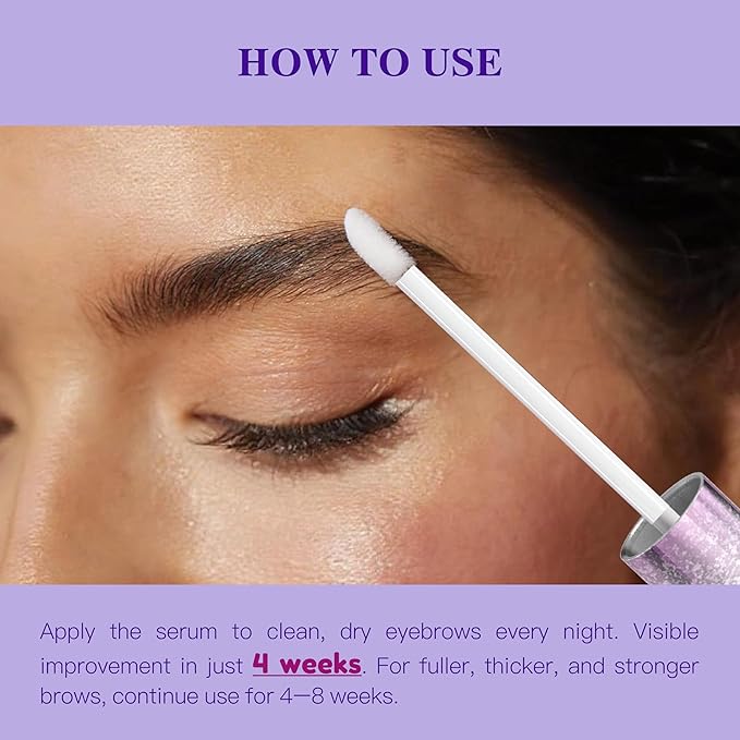 ICIKOL Eyebrow Growth Serum - Eyebrow Serum to Grow Brows with Advanced Formula to Boost Longer Fuller and Thicker Looking Eyebrows - Brow Serums 8ml Value Size - Vegan & Prostaglandin-Free