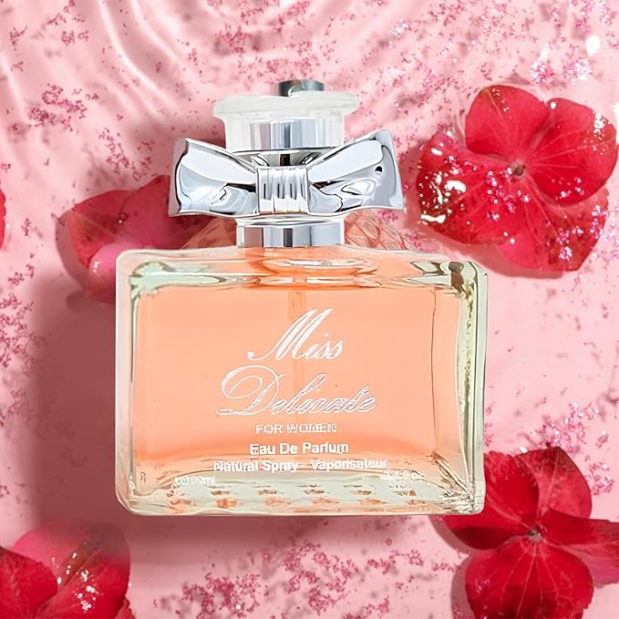A CENTER Perfume Set for Women - 3PCS Floral Long Lating Fragrance with Jasmine, Rose & Lily of the Valley | 3.4 Fl Oz Each Women Cologne Gift Set (My Dear/Miss Delicate/Madam)