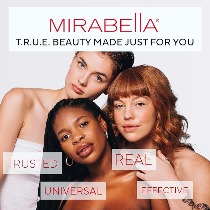 MIRABELLA - Invincible for All Pure Press Foundation, HD-Finish Pressed Powder, Buildable Mineral Pressed Powder Compact with Jojoba & Triglyceride, Age-Defying Makeup for All Skin Types, Fair F6