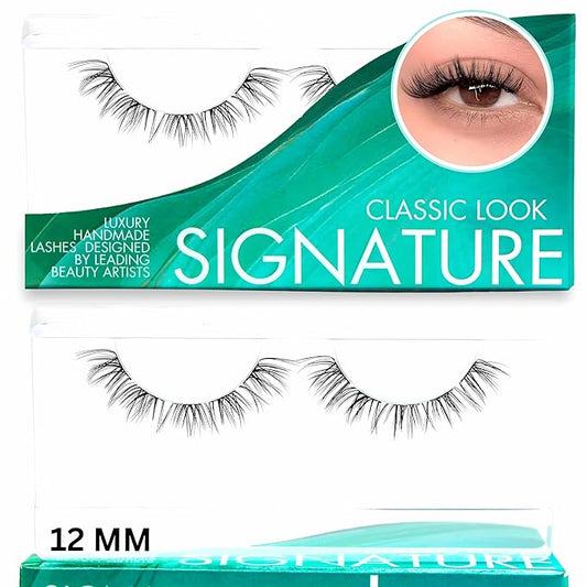 GAZELLE Luxury Natural Lash Clusters, Soft Korean Silk PBT Fibers, DIY Cluster Eyelash Extensions, Comfortable Wear, Lasts 10 Days – Signature – 12mm