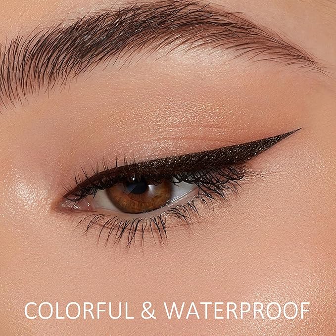 Boobeen Liquid Eyeliner Pen, Matte Eye Liner with Precision Tip, Long Lasting Eyeliner Pencil for Bold Eye Makeup, Glides on Smoothly
