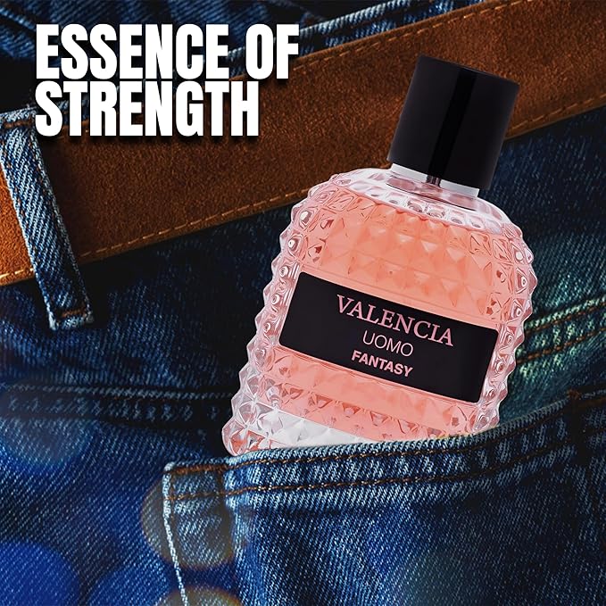 A CENTER Valencia UOMO Fantasy Women Perfume - Spicy & Woody Fragrance - Top Notes of Sweet Red Apple, Cardamom & Calabrian Bergamot - Base Scent of Warm Tobacco Leaf, Patchouli & Vetiver