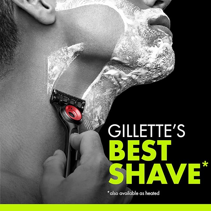 Gillette Labs Special NFL Chiefs Edition Shaving Razor for Men - 1 Handle, 1 Razor Blade Refill, Perfect for Game Day Grooming, GilletteLabs with Exfoliating Bar