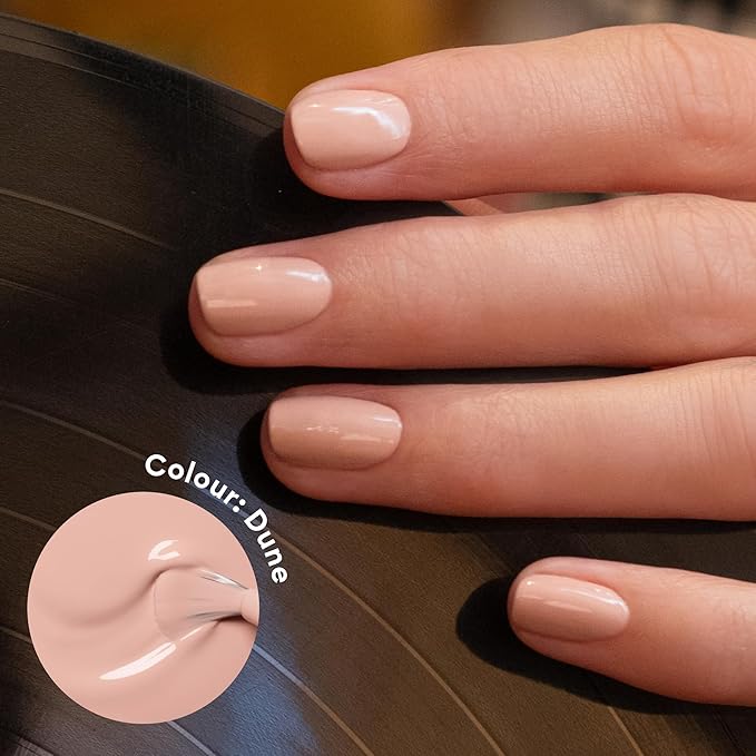 Manucurist Green Nail Polish - Dune (Sandy Beige) - Classic - Professional Manicure Effect Polish - Nail Polish - 15ml