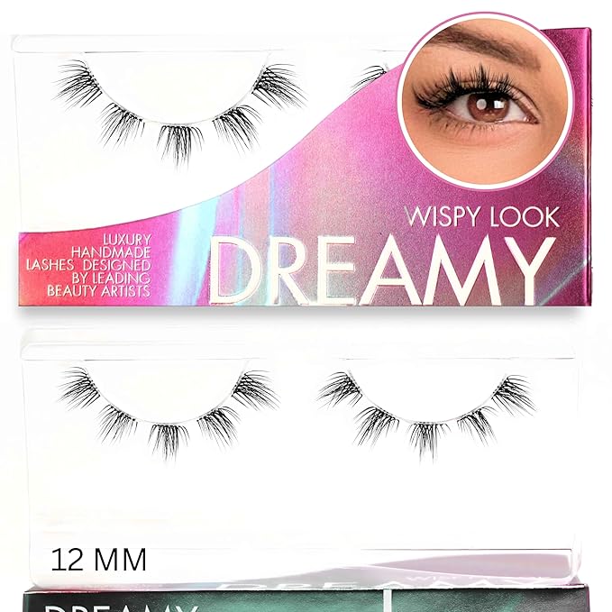 GAZELLE Luxury Dreamy 12mm Natural Eyelash Clusters – Soft Korean Silk PBT, Wispy & Lightweight – 10 Day Wear – Handmade, Vegan, Cruelty-Free – Women Owned – 10 Lashes