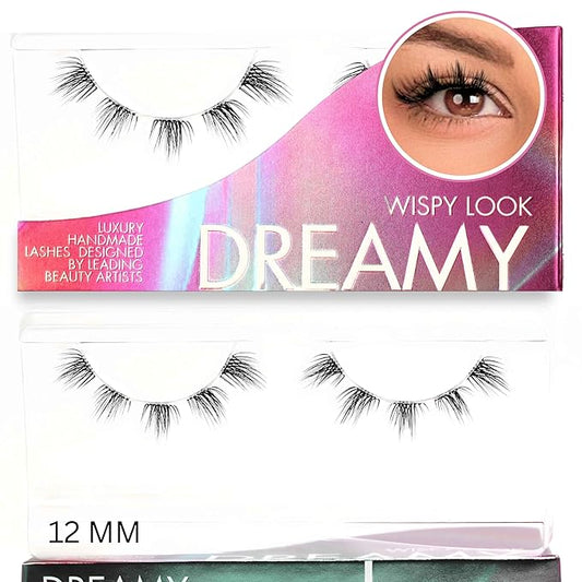 GAZELLE Luxury Dreamy 12mm Natural Eyelash Clusters – Soft Korean Silk PBT, Wispy & Lightweight – 10 Day Wear – Handmade, Vegan, Cruelty-Free – Women Owned – 10 Lashes