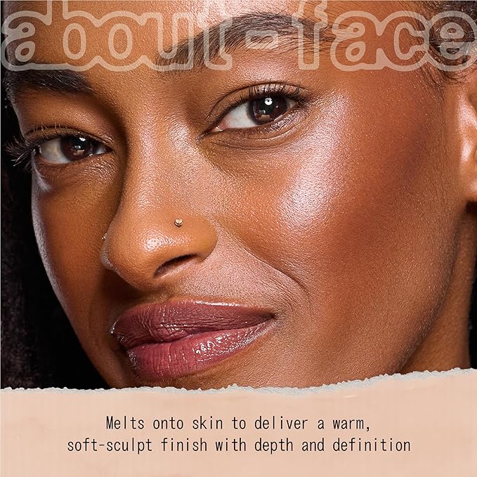 about-face Beach Freak Bronzer Stick Beach Baby– Ultra-Creamy, Vegan Bronzer & Contour Stick with Skincare Benefits – Dewy Finish – Hydrating Formula with Daikon Seed Extract – Medium/Deep