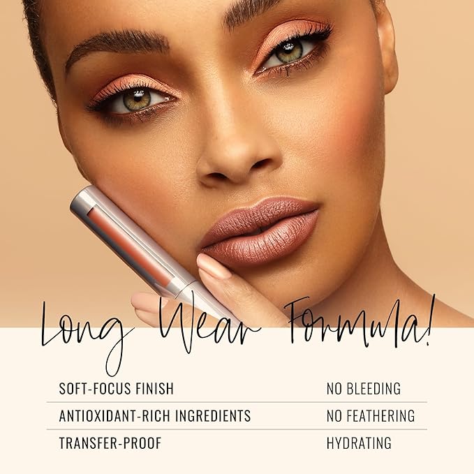 Runway Rogue Silk Glam Liquid Lipstick Lip Trio, Long Wear Frosted Liquid Lipstick Pack, (‘Paparazzi’, ‘Couture’, ‘Sex Symbol’)