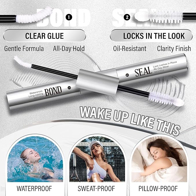 PHKERATA Flora Lash Clusters Kit Wispy Cluster Eyelash Extensions Natural Eyelash Clusters Kit Ultra-thin Band Individual Lashes DIY Lash Extensions with Bond and Seal Tweezers, 8-18mm, 132Pcs