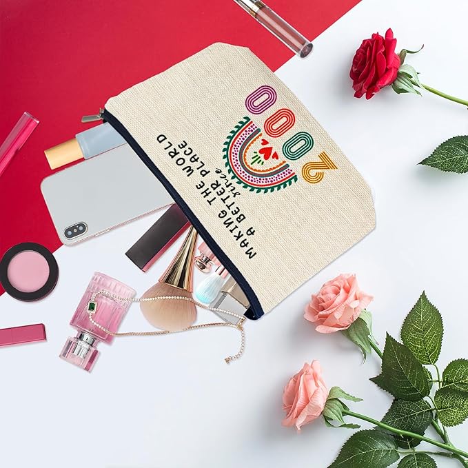 26th Birthday Gifts for Girls Makeup Bags, 2000 Happy 26th Birthday Decorations for Teen Girls, 26 Year Old Girl Birthday Gifts for Daughter, Sister, Granddaughter, Cosmetic Travel Pouch, Christmas