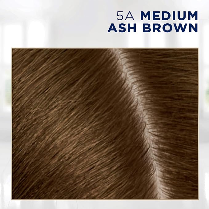 Clairol Root Touch-Up by Nice'n Easy Permanent Hair Dye, 5A Medium Ash Brown Hair Color, Pack of 4