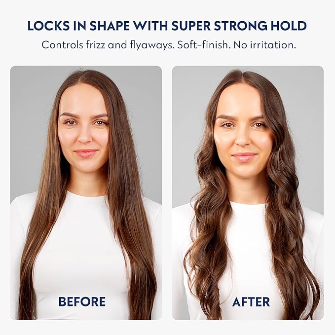 No nothing Super Strong Hairspray for Women, Unscented & Hypoallergenic Finishing Spray for Sensitive Scalp, Extra Strong Hold Hair Spray Women, Humidity & UV Protection, 7.5 oz