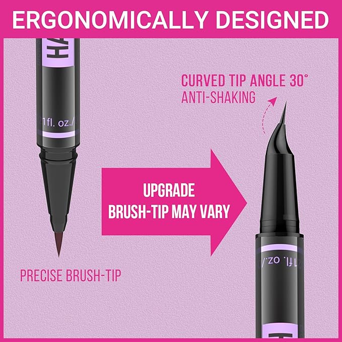 iMethod Eyebrow Pen - Eyebrow Pencil Magic 2-in-1 Eye Brow Pencils for Women with 4-Fork-Tip & Precise Brush-Tip Create Natural Hair-Like Brows, Last All Day, Microblading Eyebrow Pen, Reddish Brown