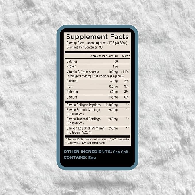 Lineage Provisions 100% Grass Fed Collagen Powder UNFLAVORED – Hydrolyzed Bovine Collagen Peptides with Trachea, Scapula, Eggshell Membrane – Collagen Protein Powder with Vitamin C – 30 Servings