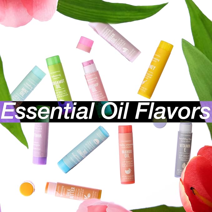 10pc Lip Balm Collection -Hydrating Lip Balms Infused- Enriched Lip Balm Set