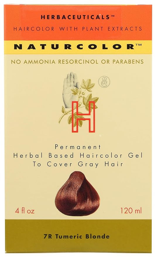 naturcolor Haircolor - Turmeric Blonde Hair Dye, 4 Fl Oz (7R)
